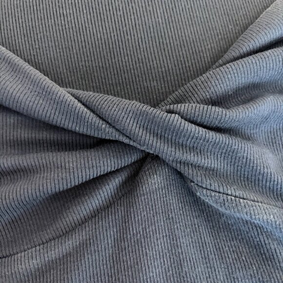 Aritzia Sunday Best Lula Top Shortsleeve in Admiral (Navy) - Picture 4 of 7